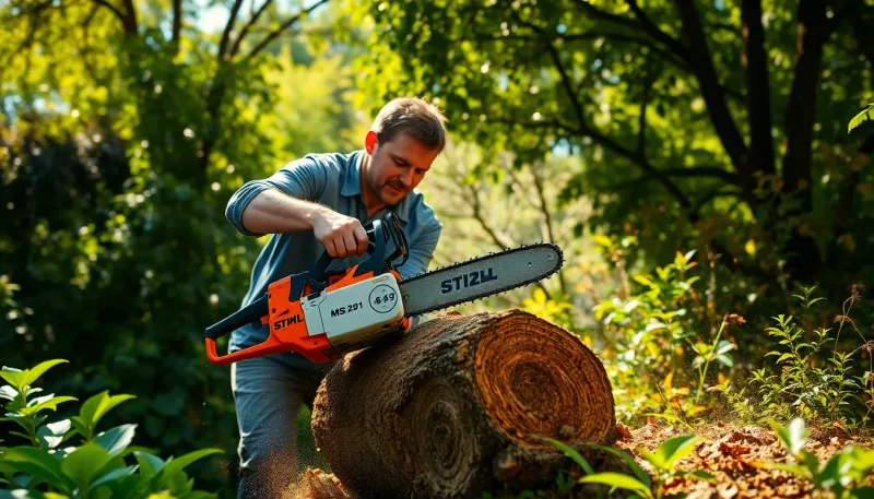 Tout savoir sur la tronçonneuse Stihl MS 291 : puissance et polyvalence